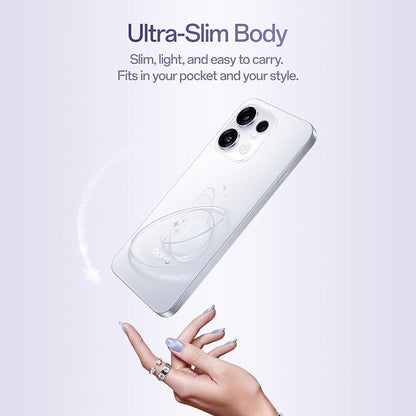 Oppo Reno16c 5G (Starry White, 8GB, 128GB) | 3D Design | 50MP 3.5X Telephoto Camera
