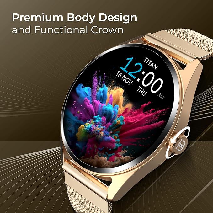 Titan Crest 1.43” AMOLED Smart Watch with BT Calling